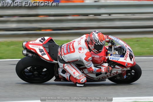 2009-05-09 Monza 1663 Superbike - Qualifyng Practice - Noriyuki Haga - Ducati 1098R